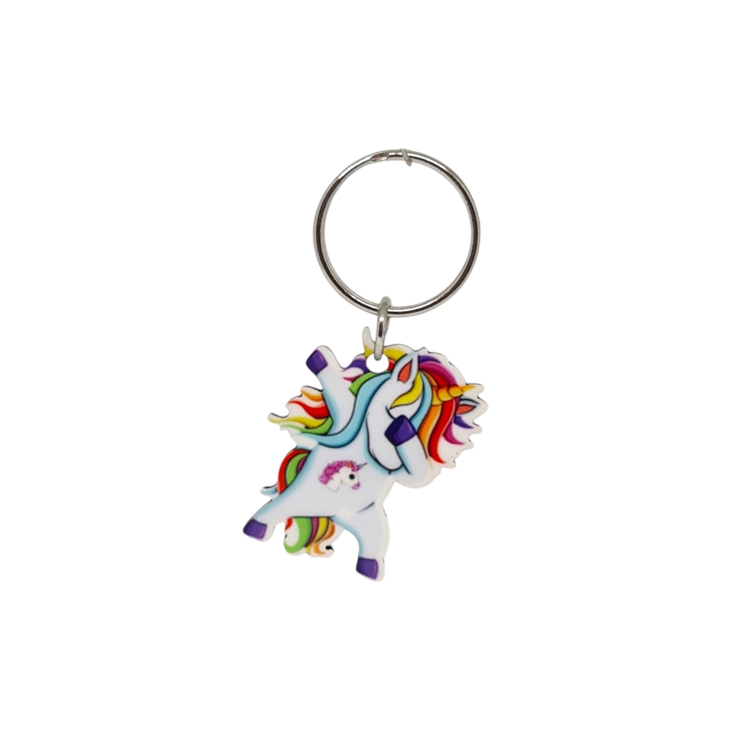 Unicorn Dabbing Keyring