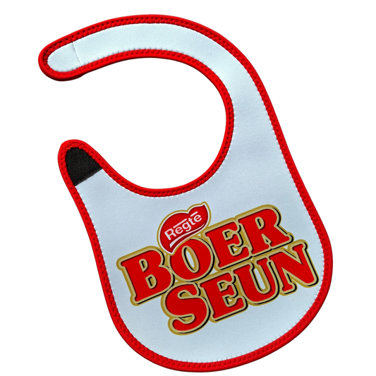 Boer Seun - Neoprene Baby Bib