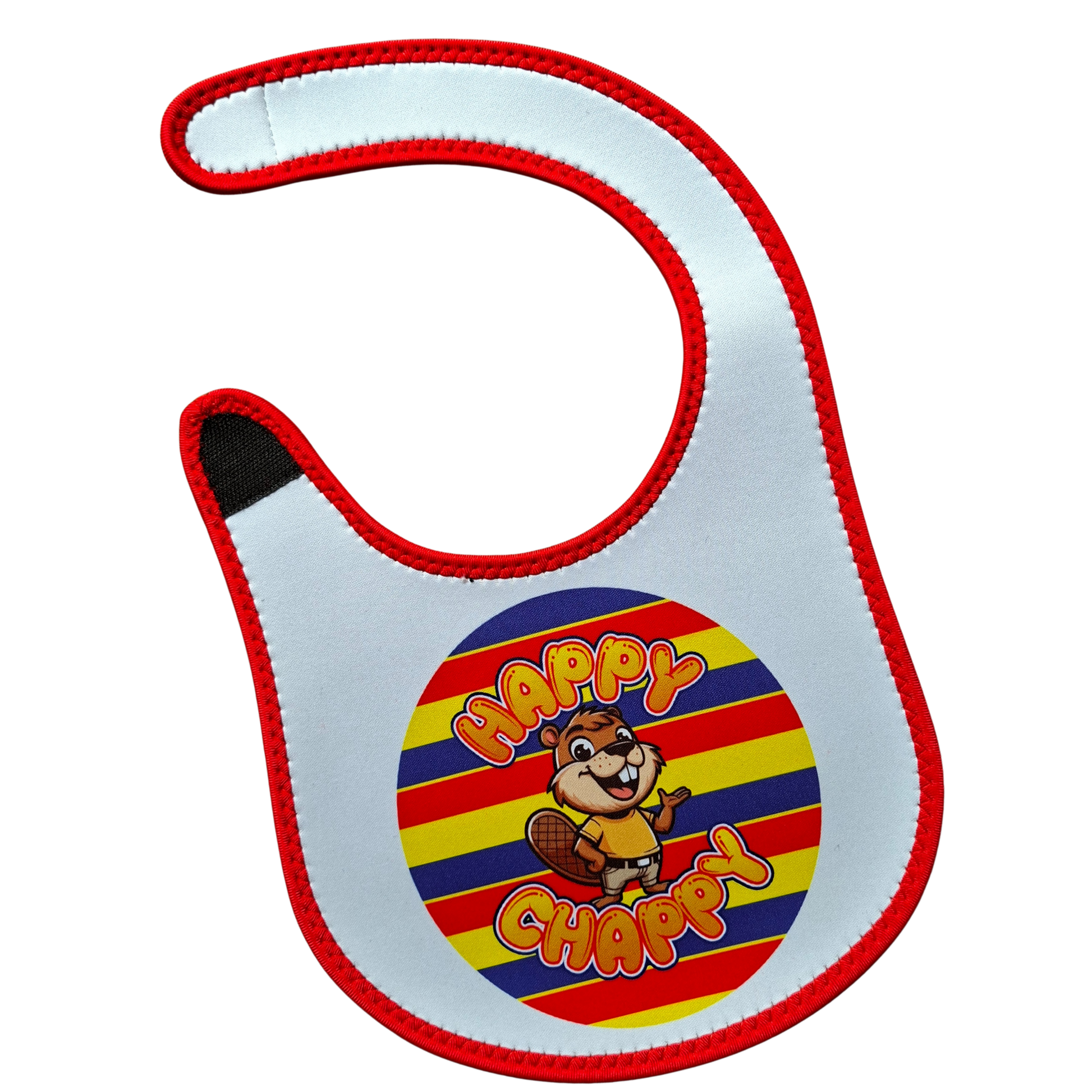 Happy Chappy - Neoprene Baby Bib
