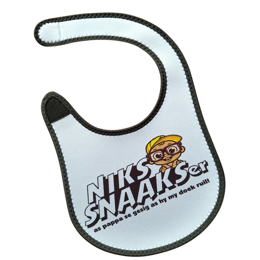 Niks Snaakser- Neoprene Baby Bib