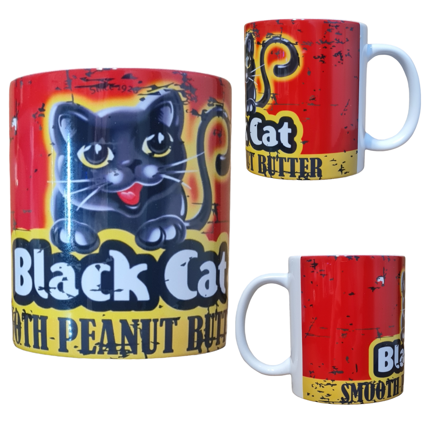 Black Cat Peanut Butter Mug