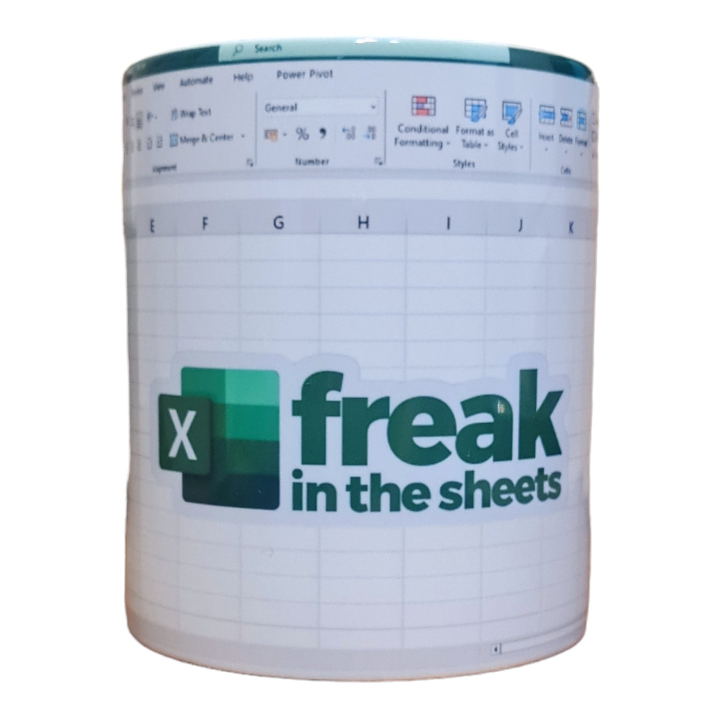 Freak in the sheets mug