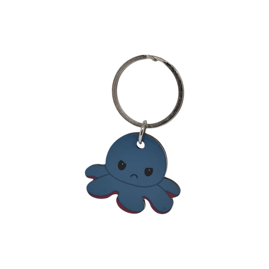 Octopus Blue Keyring