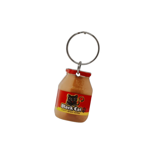 Black Cat Peanut Butter Keyring