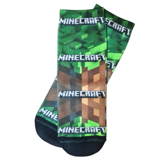 Minecraft Kiddies Socks